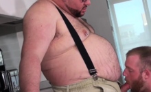 Burly Bears Savagely Bareback After Bj