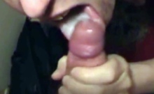 Older Neighbor Enjoys Sucking My Big Cock