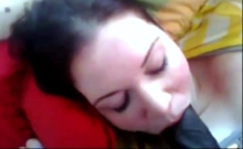 White Girl Sucks A Huge Bbc