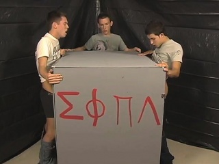 Hot gay scene The glory hole box is back!